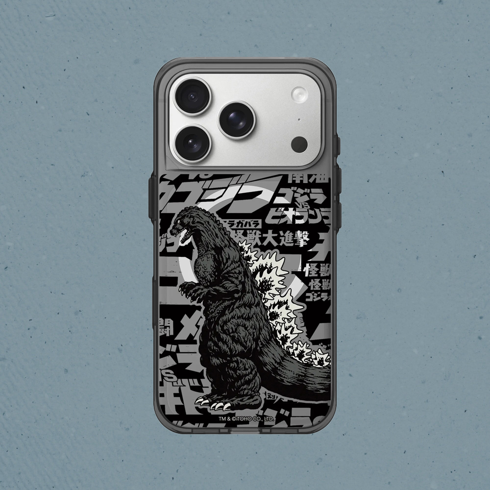 RHINOSHIELD 犀牛盾 iPhone 18 Pro / 18 Pro Max Clear MagSafe兼容 透明防摔磁吸手機殼|哥吉拉 Godzilla-哥吉拉大時代