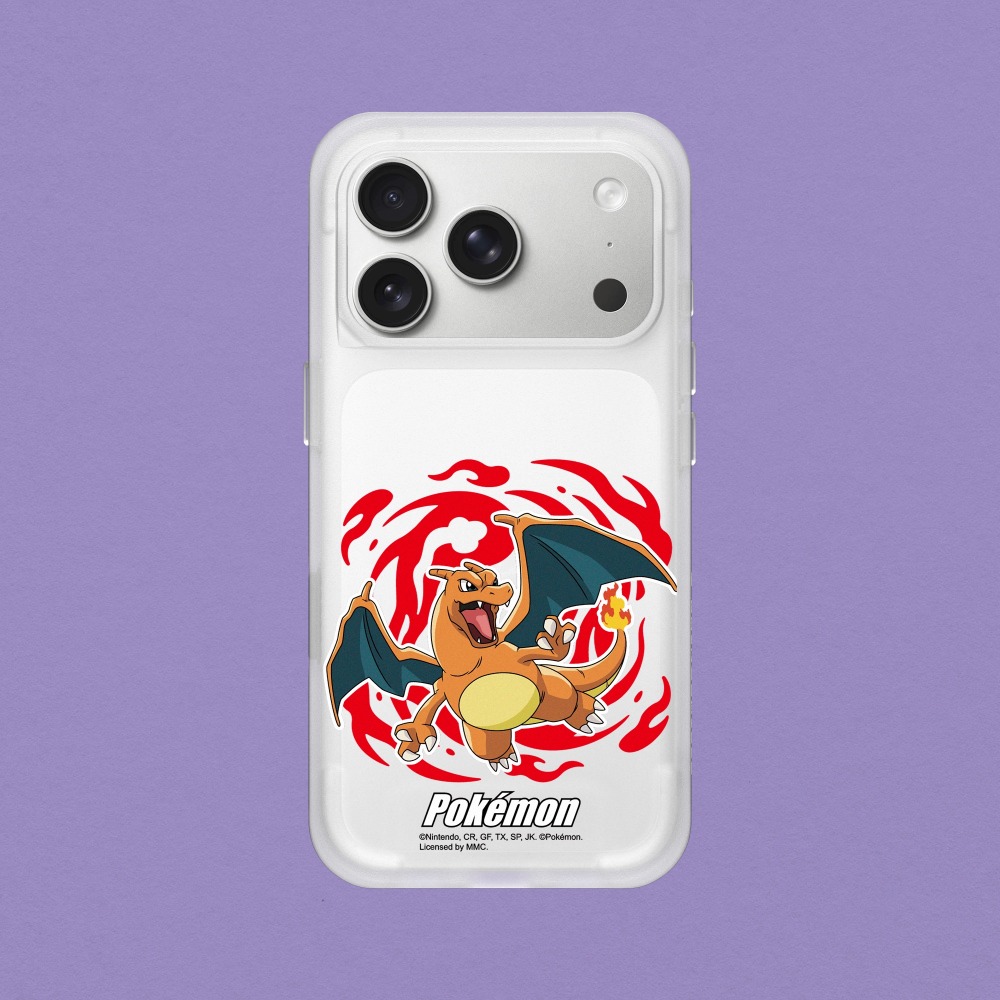 RHINOSHIELD 犀牛盾 iPhone 18 Pro/18 Pro Max SolidX 強化吸震緩衝防摔手機殼|寶可夢-戰鬥系列-噴火龍