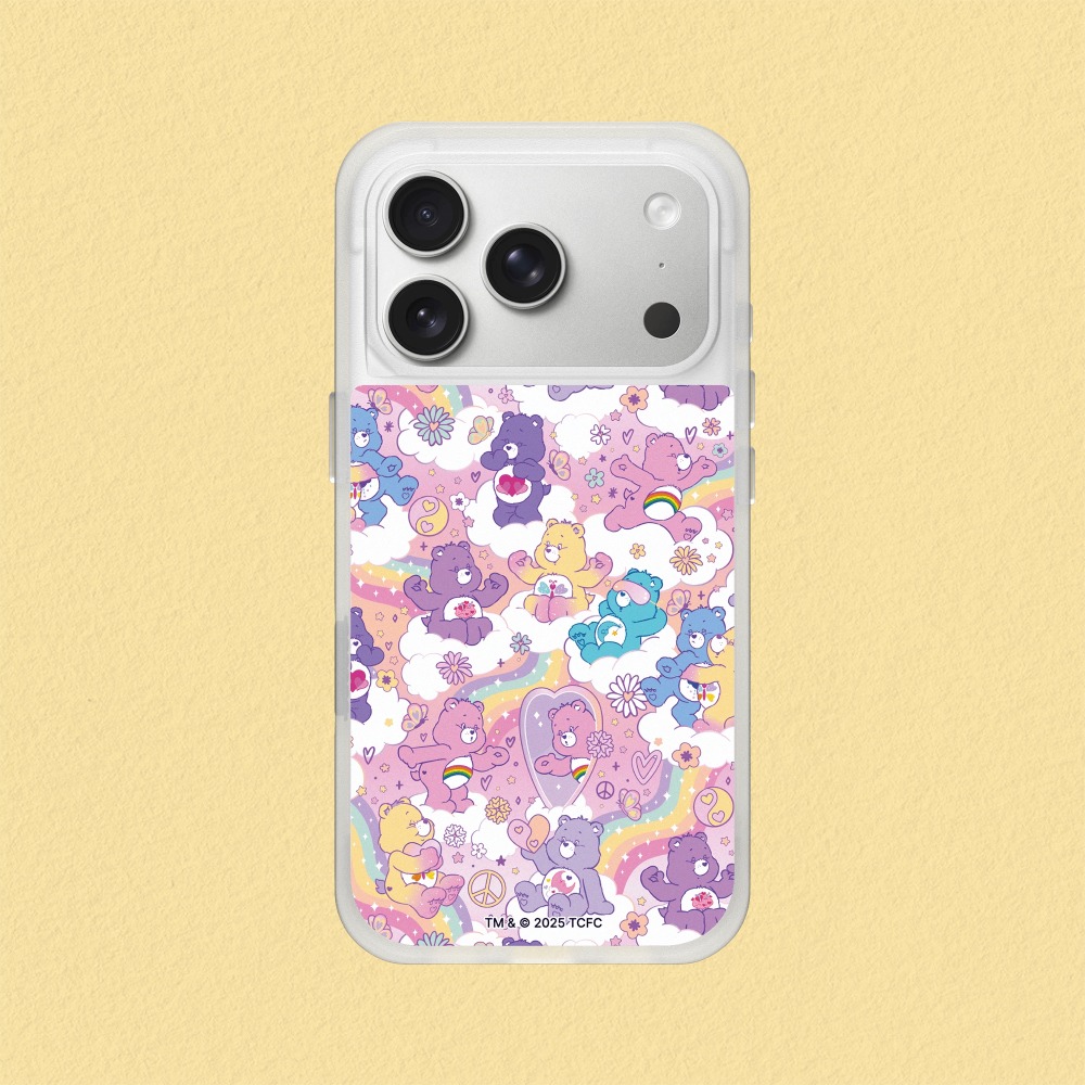 RHINOSHIELD 犀牛盾 iPhone 18 Pro/18 Pro Max SolidX MagSafe兼容 強化吸震緩衝防摔磁吸手機殼|Care Bears-粉紫樂園