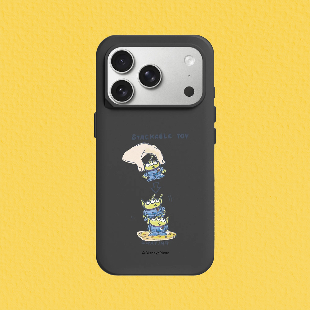 RHINOSHIELD 犀牛盾 iPhone 18 Pro/18 Pro Max SolidX MagSafe兼容 吸震緩衝防摔磁吸手機殼|玩具總動員-三眼怪疊疊樂玩具