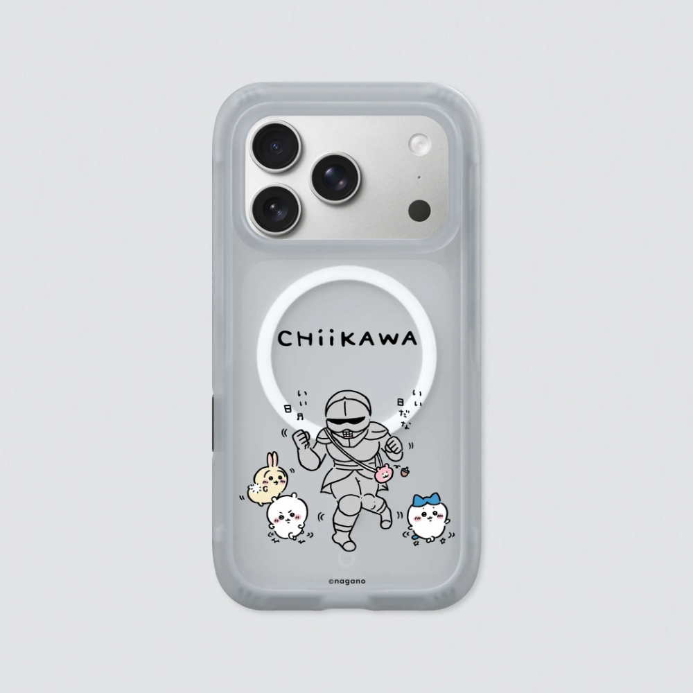 RHINOSHIELD 犀牛盾 iPhone 18 Pro / 18 Pro Max AirX MagSafe兼容 極致氣墊緩衝磁吸防摔手機殼|吉伊卡哇-鎧甲先生踏步走