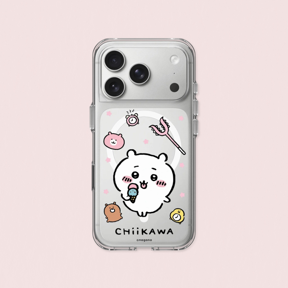 RHINOSHIELD 犀牛盾 iPhone 17/Air/Pro/Pro Max Clear MagSafe兼容 抗黃化透明防摔磁吸手機殼｜吉伊卡哇-吉伊與他的小物