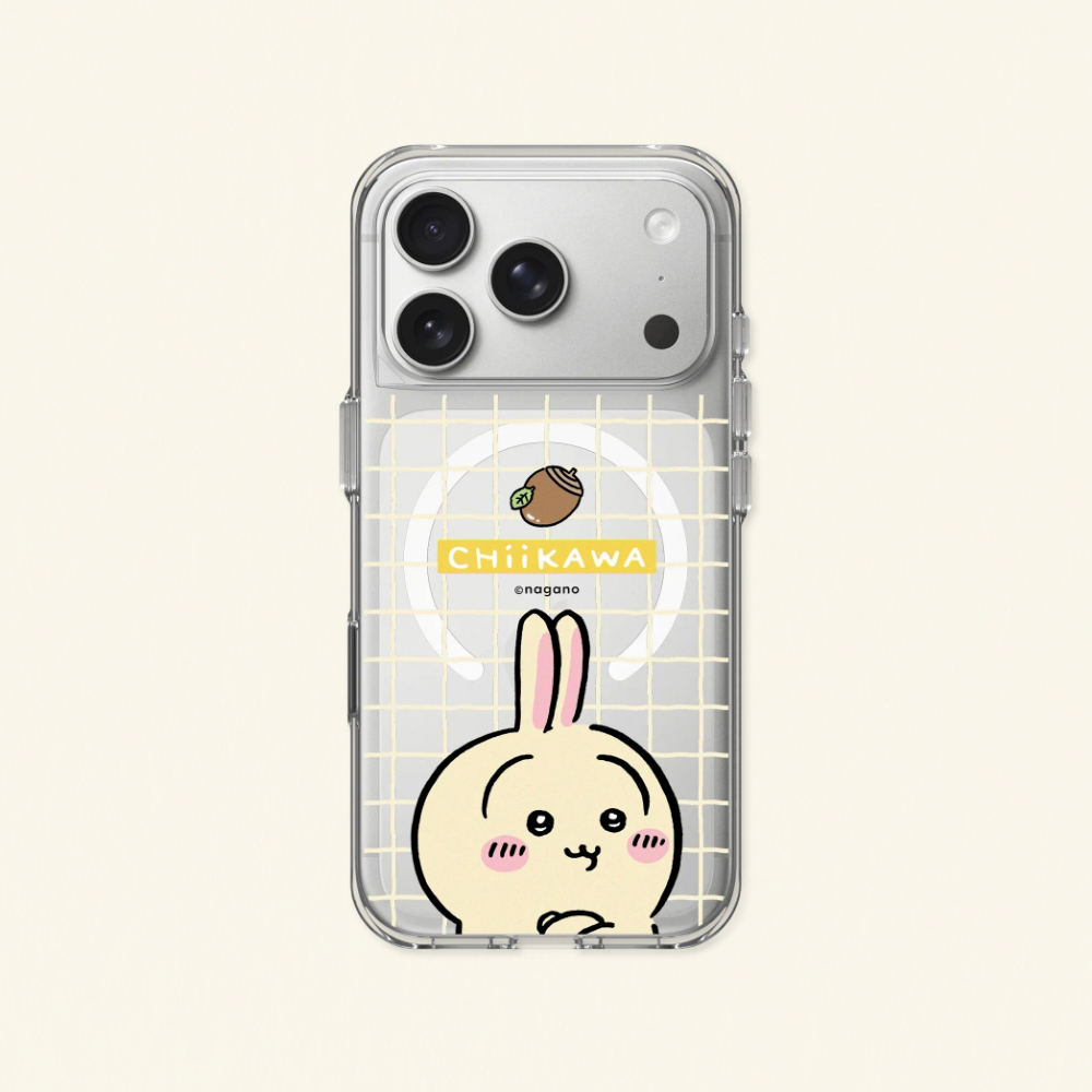 RHINOSHIELD 犀牛盾 iPhone 17/Air/Pro/Pro Max Clear MagSafe兼容 透明防摔磁吸手機殼|吉伊卡哇-嗚啦!我是兔兔Usagi
