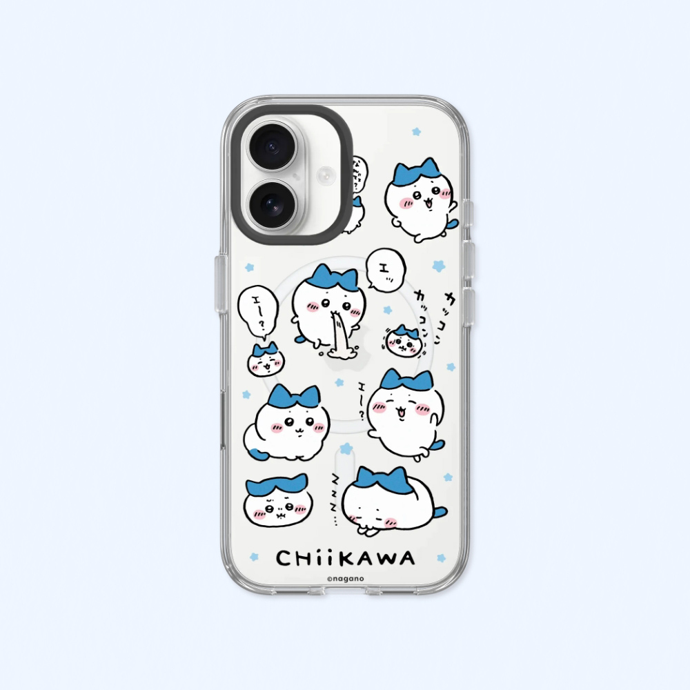 RHINOSHIELD 犀牛盾 iPhone 16/Plus/Pro/Pro Max Clear MagSafe兼容 抗黃化透明防摔磁吸手機殼｜吉伊卡哇-小八貓跑來跑去
