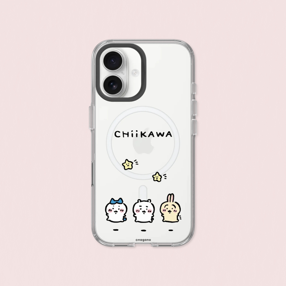 RHINOSHIELD 犀牛盾 iPhone 16/Plus/Pro/Pro Max Clear MagSafe兼容 抗黃化透明防摔磁吸手機殼｜吉伊卡哇-最Q的吉伊卡哇