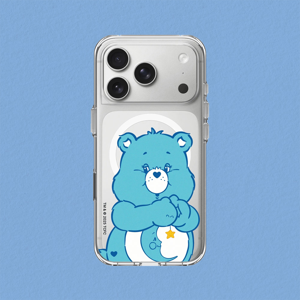 RHINOSHIELD 犀牛盾 iPhone 18 Pro/18 Pro Max Clear MagSafe兼容 抗黃化透明防摔磁吸手機殼|Care Bears-Bedtime Bear