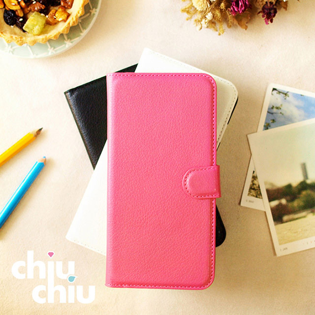 chiuchiu Apple iPhone 12 Pro (6.1吋)荔枝紋側掀式可插卡立架型保護皮套