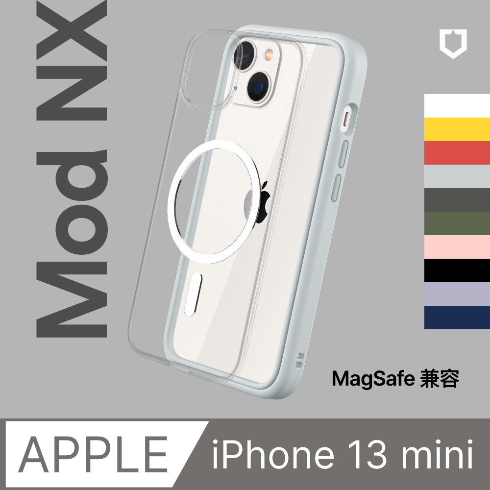 RHINOSHIELD 犀牛盾 iPhone 13 mini (5.4吋) Mod NX (MagSafe兼容) 超強磁吸手機殼(多色可選)