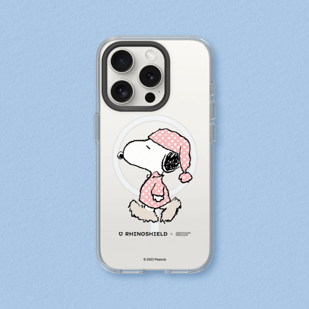 RHINOSHIELD 犀牛盾 iPhone 12系列Clear(MagSafe兼容)透明防摔手機殼Snoopy史努比系列-Snoopy Go to sleep