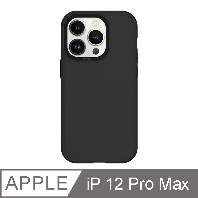 iPhone 12 Pro Max 6.7吋 BLAC Canyon峽谷強悍 MagSafe iPhone手機殼 靜謐黑