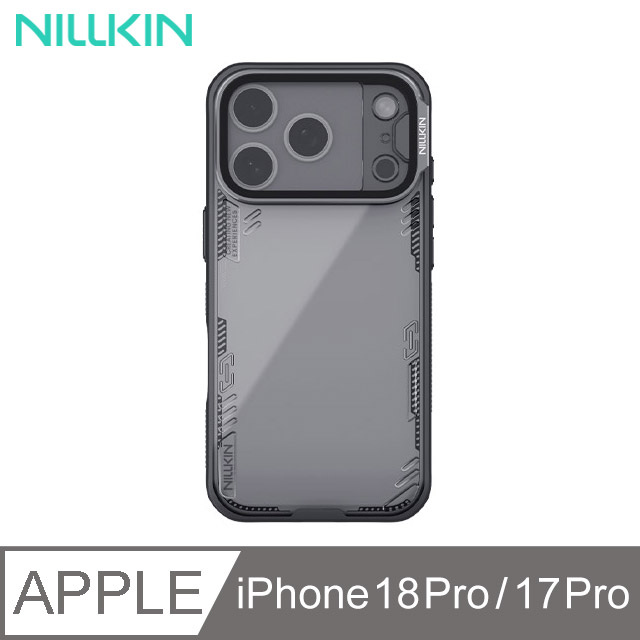 NILLKIN 耐爾金 iPhone 18 Pro/17 Pro 冰空 Prop 殼(透明鏡蓋)-暗夜黑