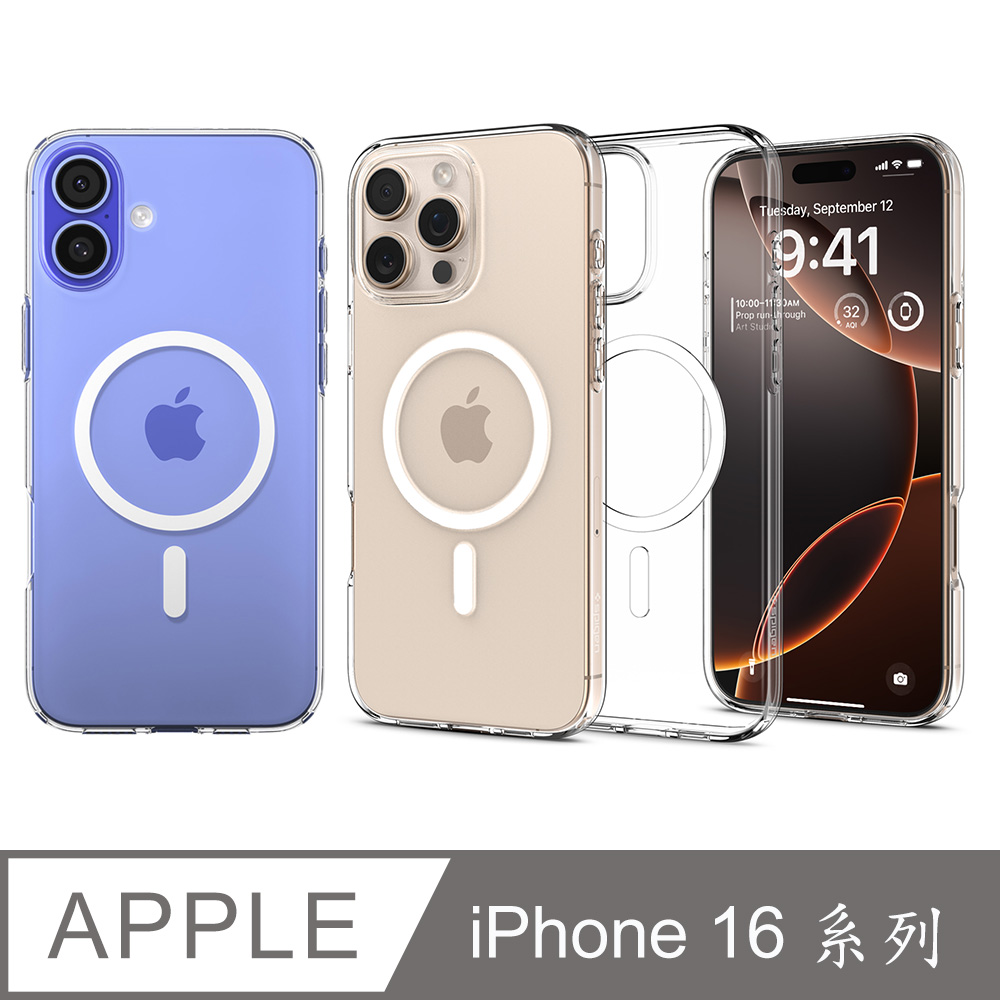 spigen iPhone 16/Plus/Pro/Pro Max_Liquid Crystal MagFit-磁吸防摔保護殼