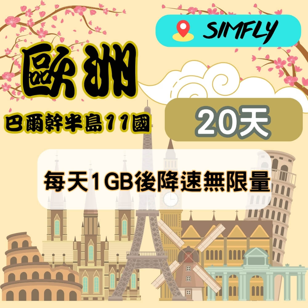 SIMFLY 阿爾巴尼亞 北馬其頓 保加利亞 羅馬尼亞 塞爾維亞 科索沃 黑山共和國 希臘 克羅埃西亞 波黑 斯洛維尼亞