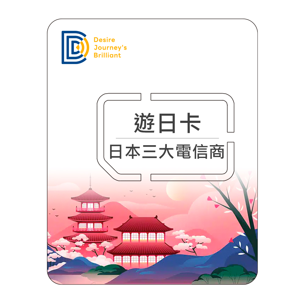 DJB 【遊日卡】日本上網卡 10天每日1GB高速流量 降速吃到飽