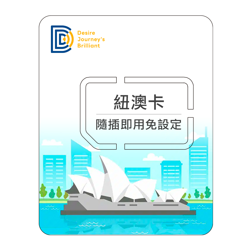 DJB 【紐澳卡】紐西蘭澳洲上網卡 14天吃到飽不降速