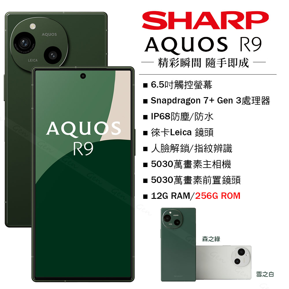 SHARP 夏普 AQUOS R9 5G (12G/256G) -森之綠