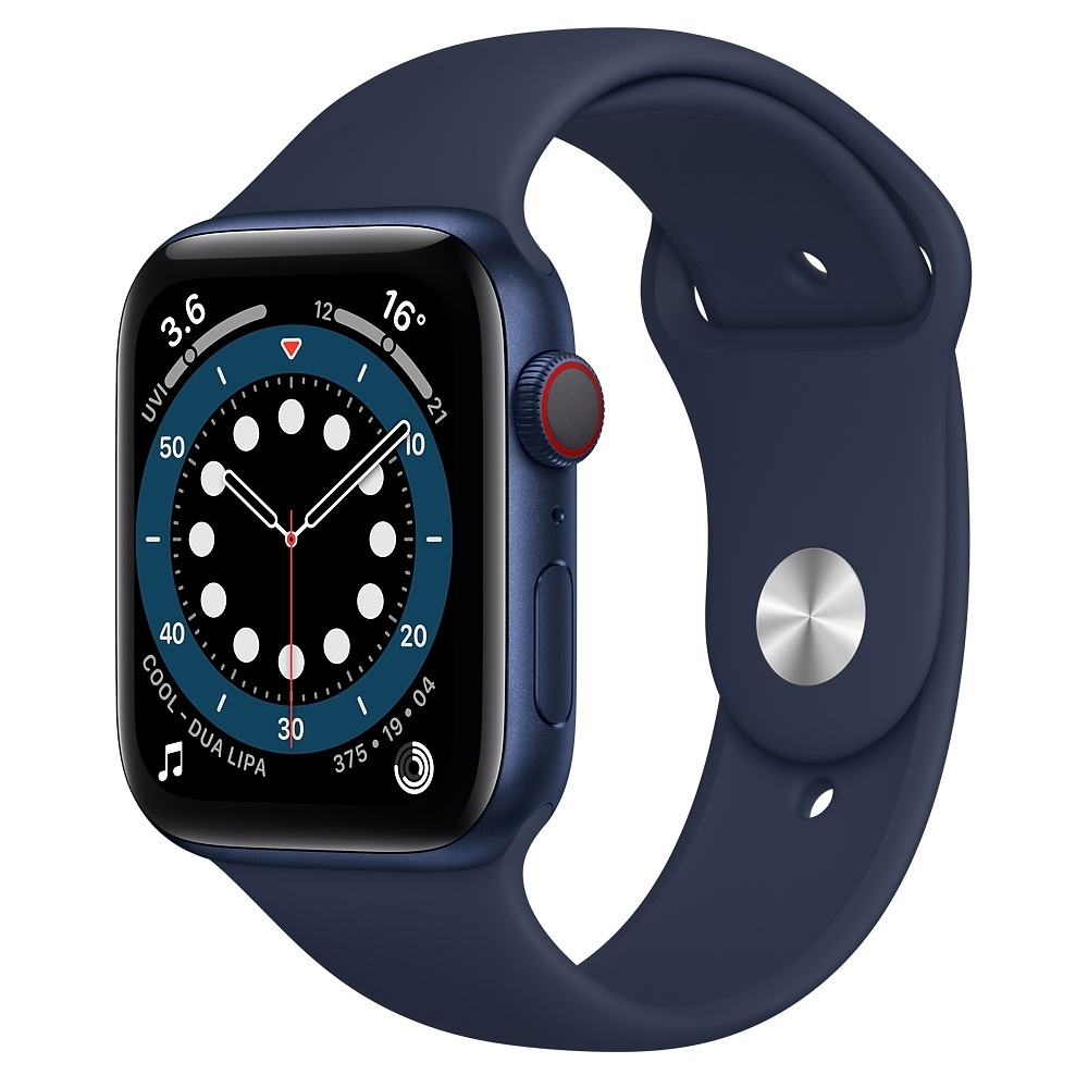 【福利品】Apple Watch Series 6 GPS+行動網路 A2376 鋁金屬 - 藍色