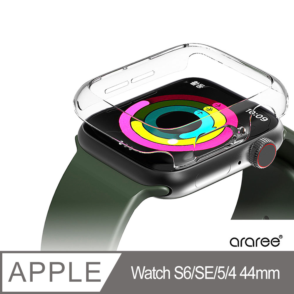 Araree Apple Watch S6/SE/5/4 44mm 透明抗震保護殼- PChome 24h購物