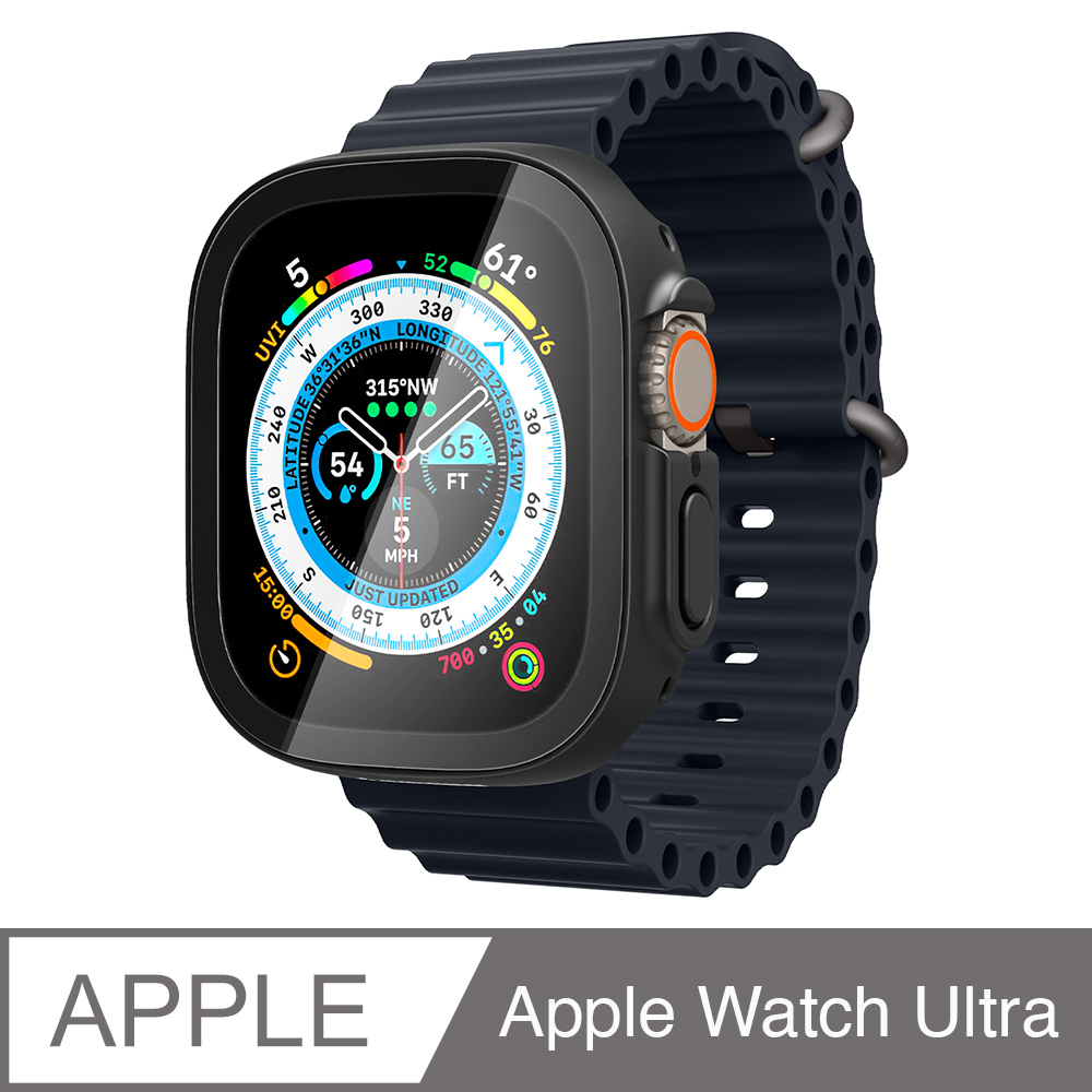 SGP / Spigen Apple Watch Ultra(49mm)-Thin Fit 360 防摔保護殼(黑-含