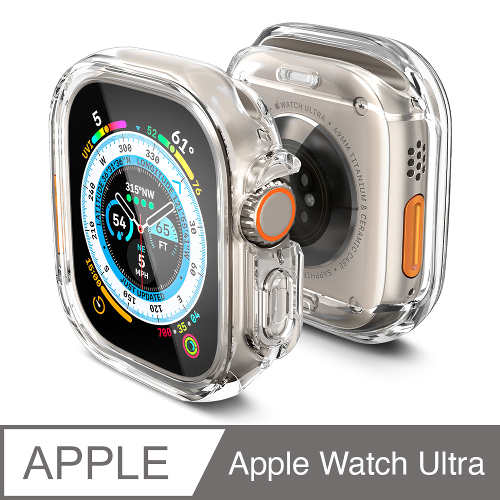 spigen Apple Watch Ultra 49mm Ultra Hybrid 防摔保護殼-含錶蓋
