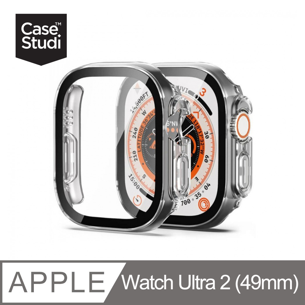 CaseStudi AppleWatch Ultra 4 / Ultra 3/ Ultra 2 /Ultra (49mm) Impact 透明玻璃錶殼