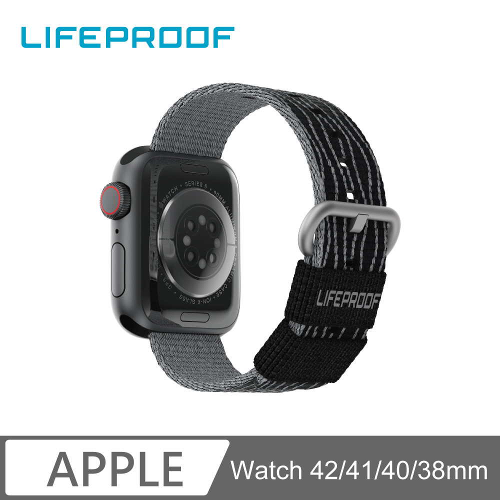 Lifeproof Apple Watch 38/40/41/42mm 環保防水錶帶-黑色