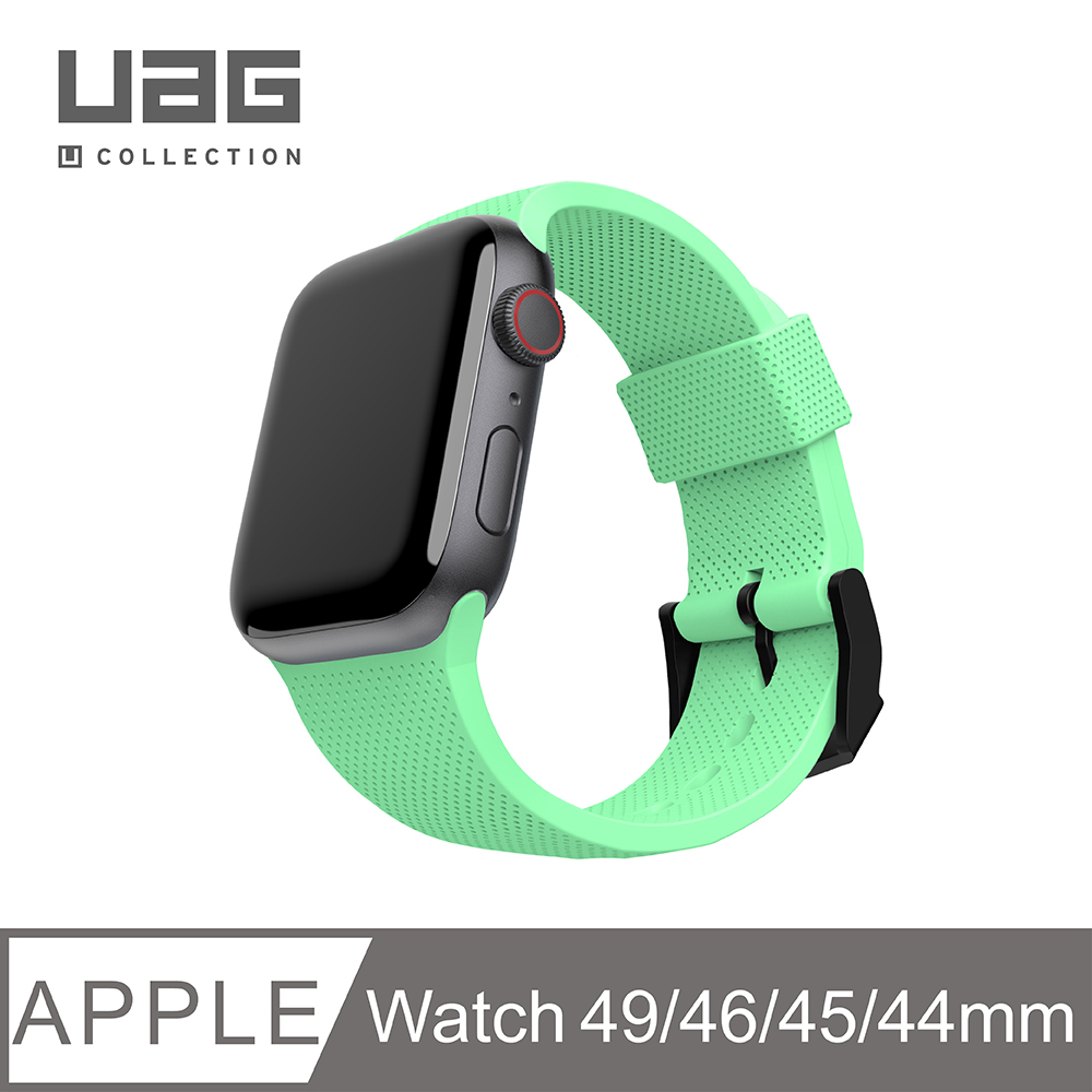UAG [U] Apple Watch 42/44/45/46/49mm 舒適矽膠錶帶-綠