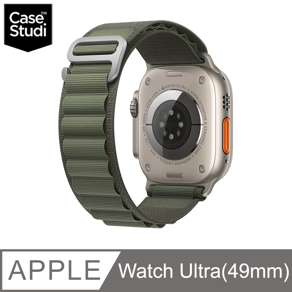 CaseStudi AppleWatch Ultra / 8 (49/45/44mm) Rovers 運動型錶帶-軍