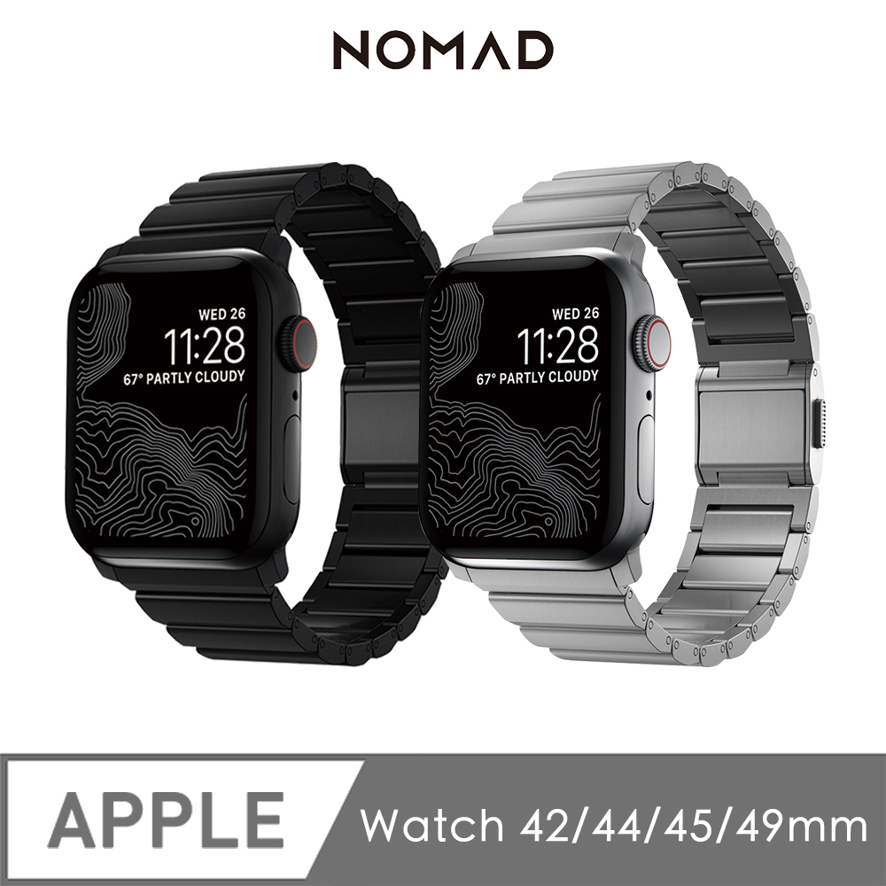 NOMAD Titanium Band 44/45/49mm NOMAD Apple Watch鈦金屬錶帶 NOMAD Titanium Band 44/45/49mm NOMAD Apple Watch鈦金屬錶帶
