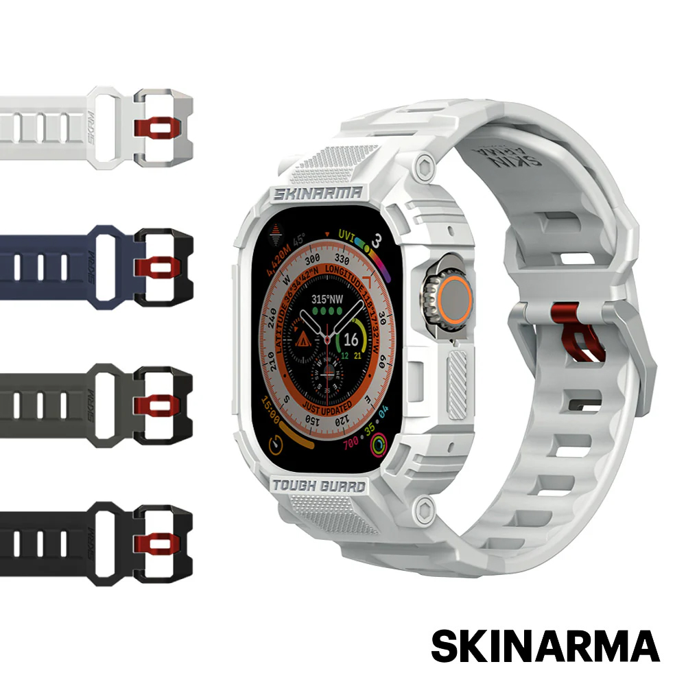 Skinarma Apple Watch Mecha未來元素一體成形錶帶 49mm、45/44mm