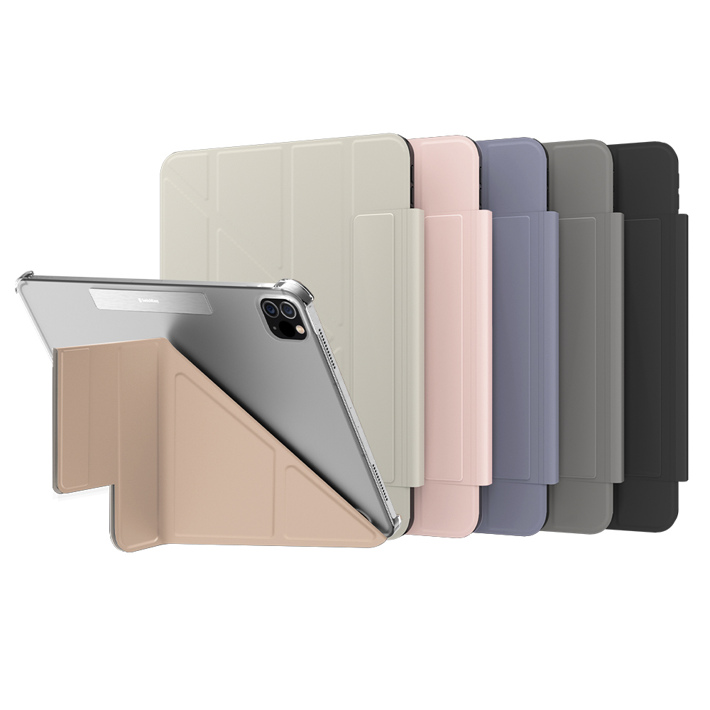 iPad Air 10.9吋/iPad Pro 11吋 Origami Nude 多角度透明支架保護殼