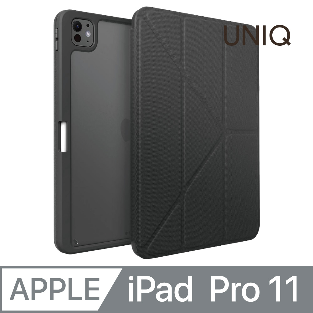 UNIQ iPad Pro 11吋 M5/M4 共用 Moven 磁吸筆槽透明保護套