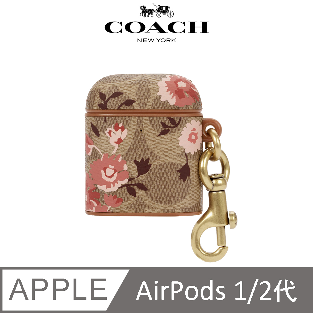 COACH】AirPods 1/2代保護套-經典玫瑰- PChome 24h購物