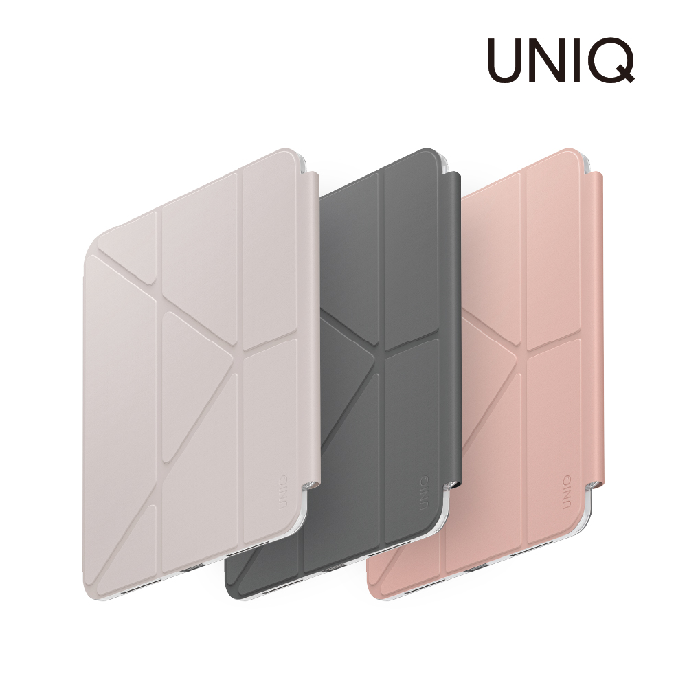 UNIQ iPad A16 11吋 /第10代共用 Camden 磁吸設計帶筆槽多功能透明保護套