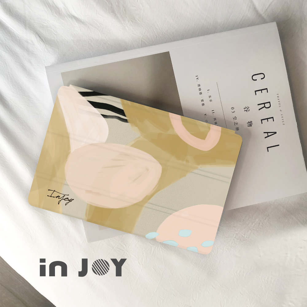 INJOY mall iPad Pro12.9 2018 系列 奶茶色的慵懶 無筆槽平板保護套