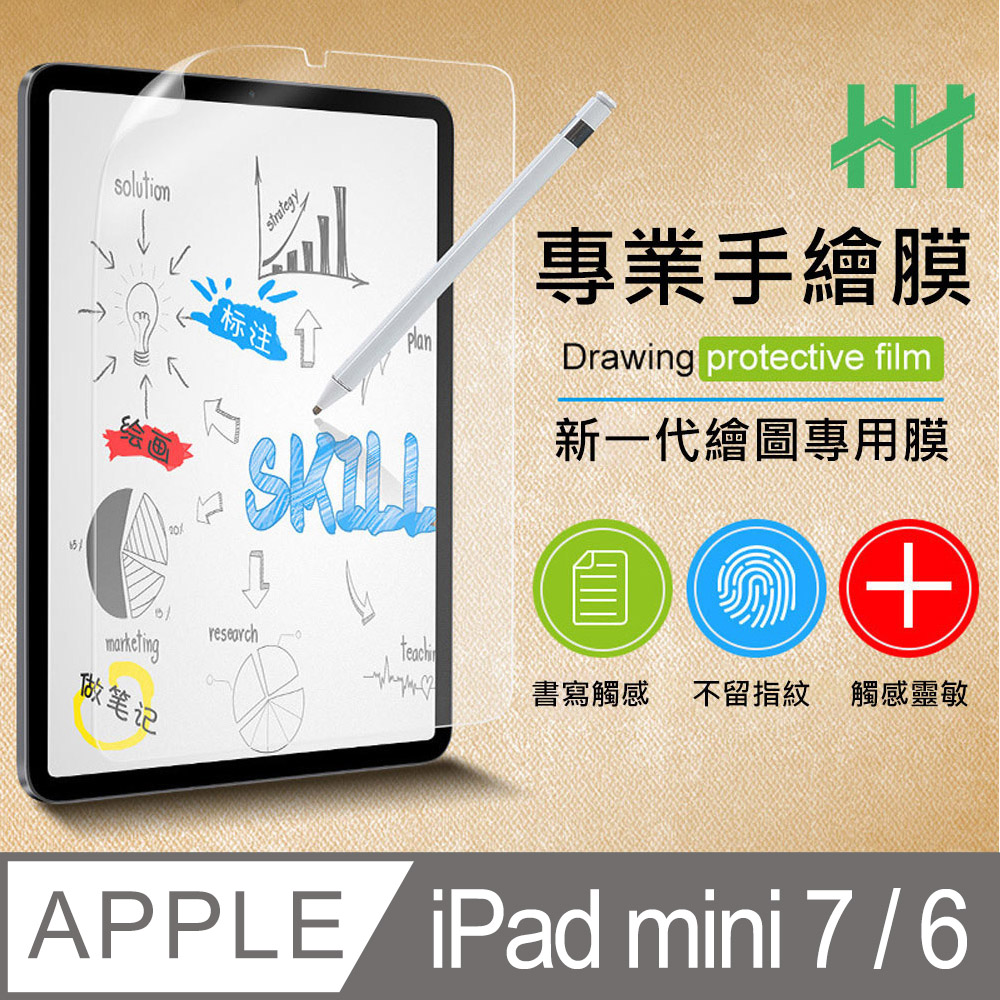 Apple 蘋果  iPad mini  7/6 (8.3吋)繪畫紙感保護貼系列