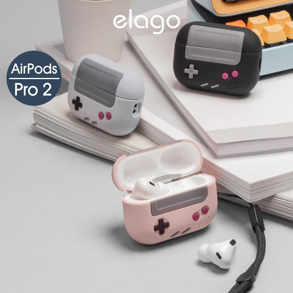 Elago AirPods Pro 2 經典遊戲機保護套 lighnting/USB-C款適用