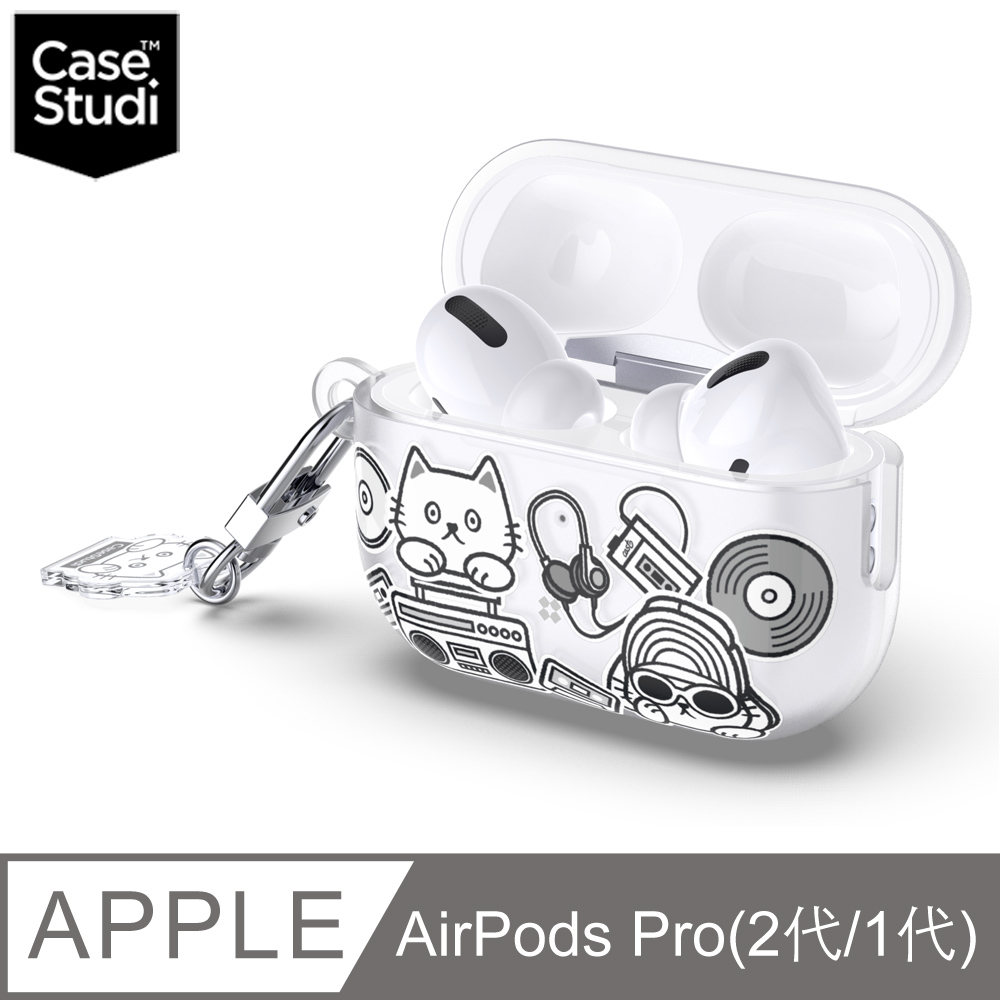 Case Studi CaseStudi AirPods Pro 2/1 CAST 充電盒保護殼-音樂貓
