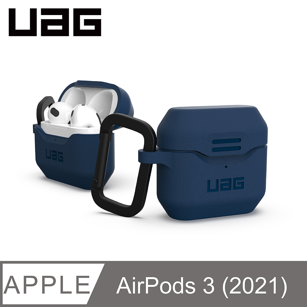 UAG  AirPods 3 耐衝擊防塵矽膠保護殼-藍