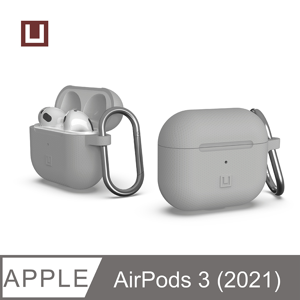 UAG [U] AirPods 3 耐衝擊防塵矽膠保護殼-灰