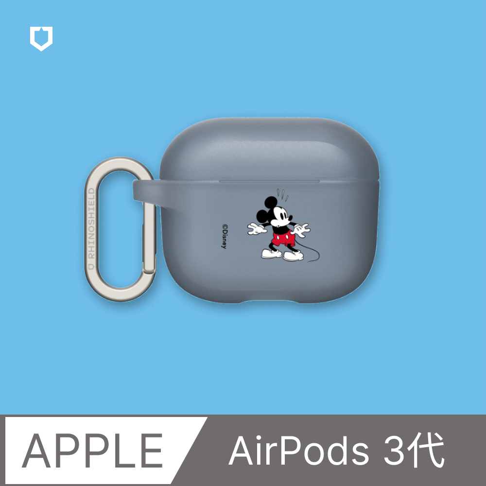 RHINOSHIELD 犀牛盾 AirPods 第3代 防摔保護殼|迪士尼-米奇系列-美式米奇(多色可選)