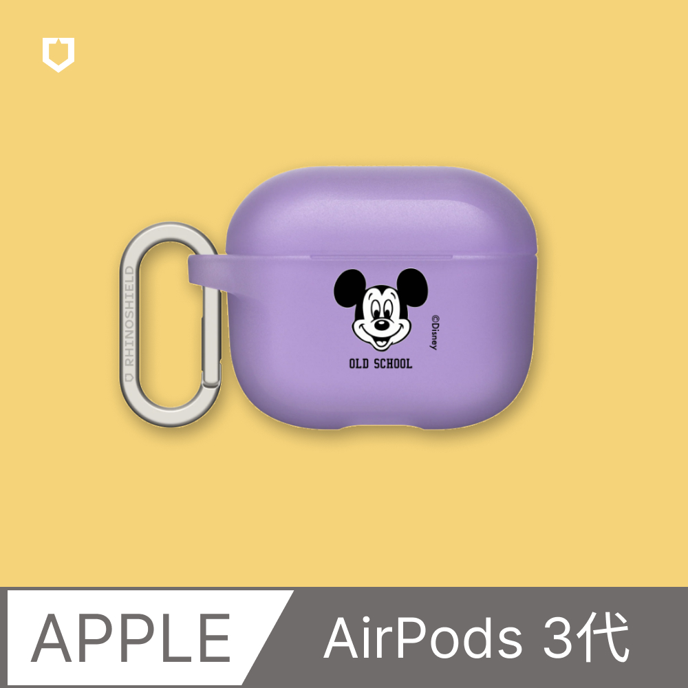 RHINOSHIELD 犀牛盾 AirPods 第3代 防摔保護殼|迪士尼-米奇系列-米奇Old School(多色可選)