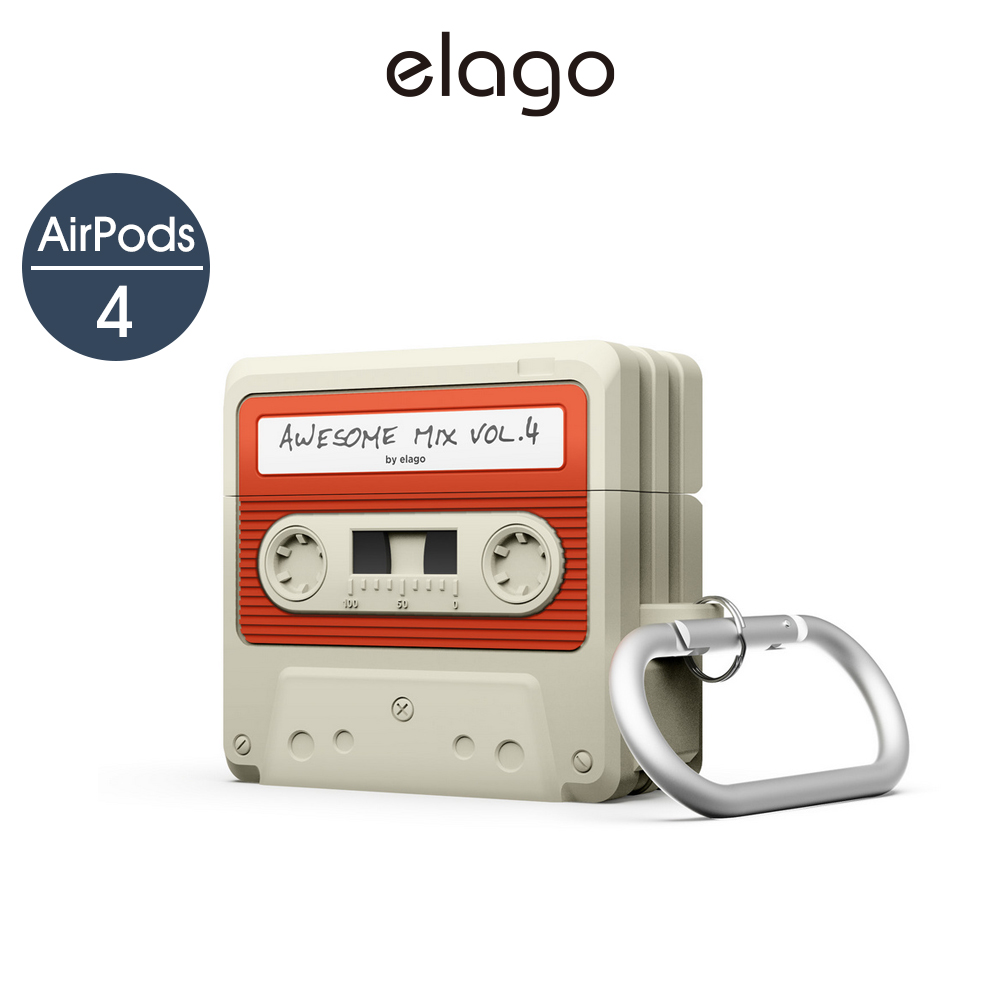 Elago AirPods 5/4 復古卡帶耳機殼 AirPods 5代/4代適用