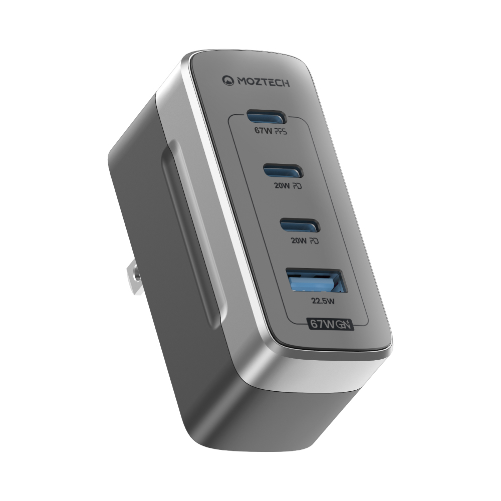 MOZTECH 墨子 Slimo 超薄氮化鎵電源供應器(67W)