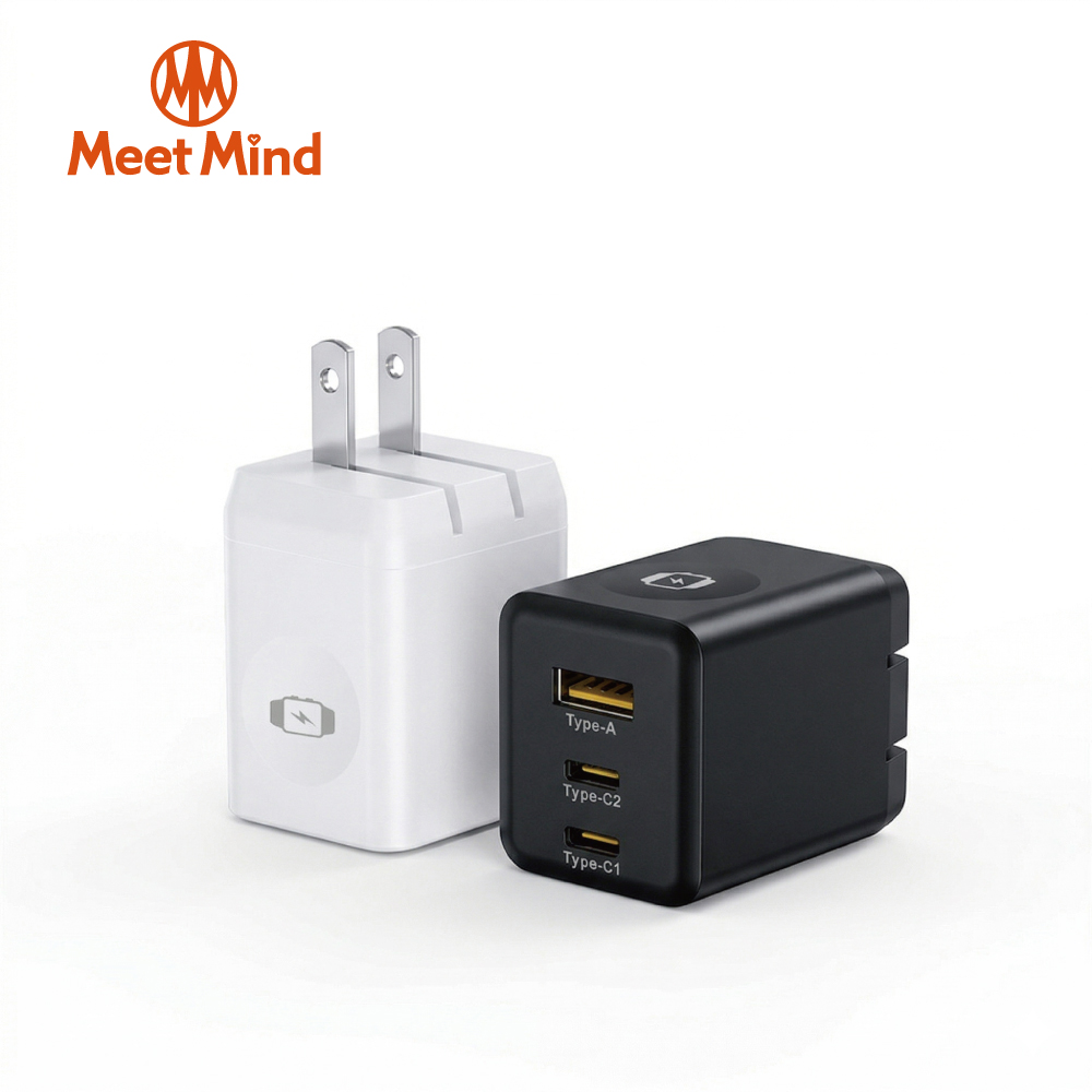Meet Mind 42W-GaN帶Watch無線3孔快速充電器