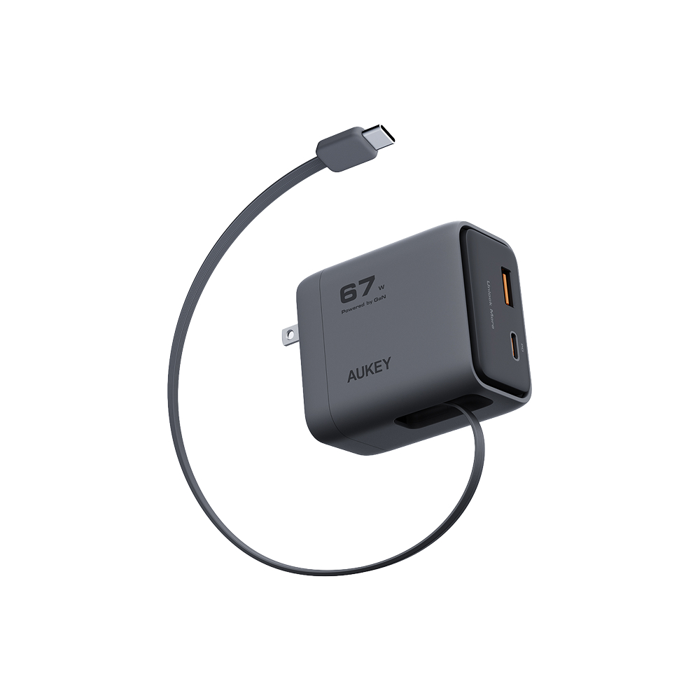 C12 氮化鎵自帶線充電器 67W  (PA-C12)