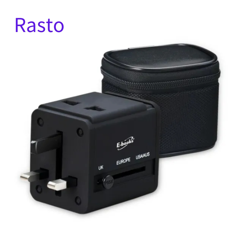 iWALK 愛沃可 |賠錢甩賣|國際品牌 Rosta 雙孔USB萬國旅行轉接頭充電器