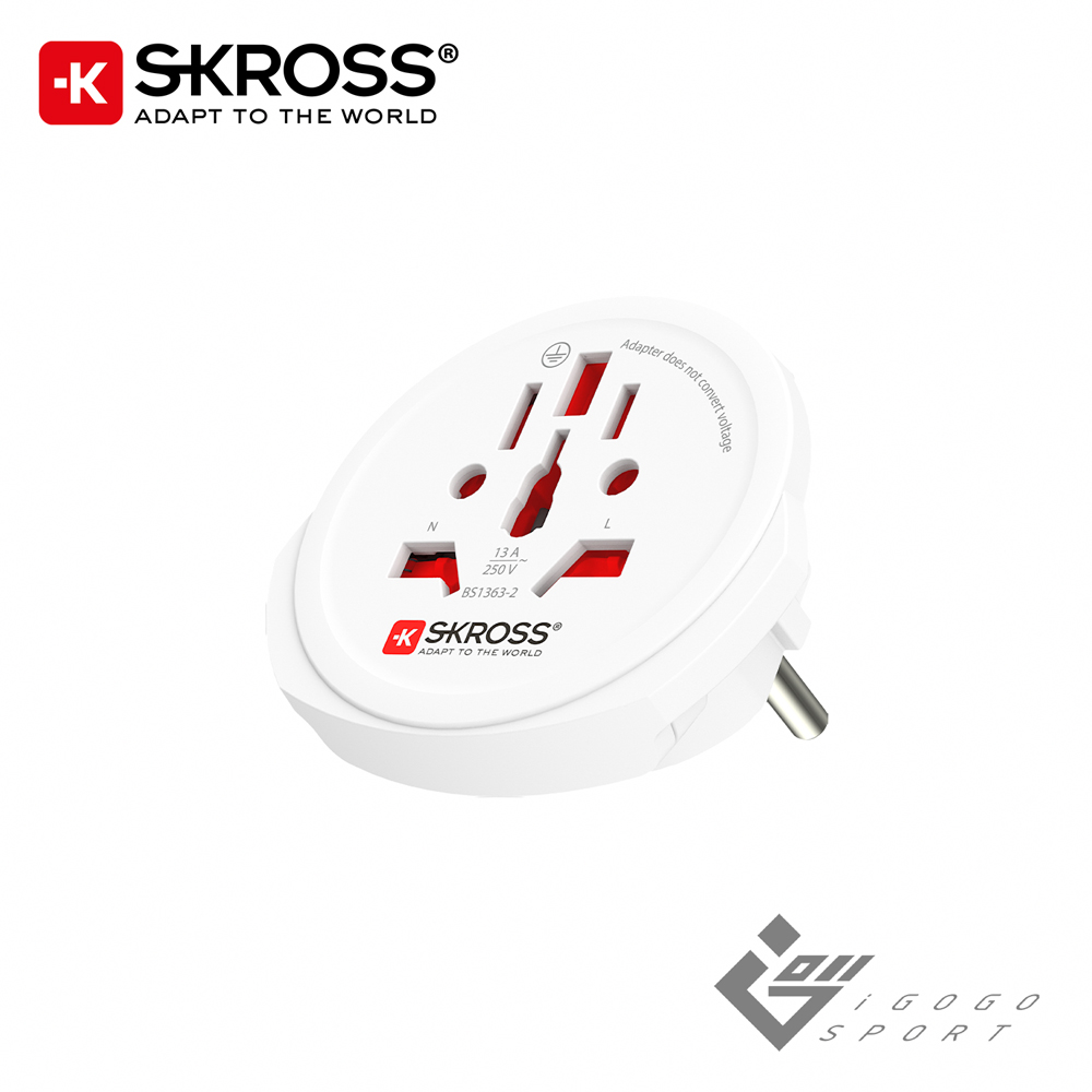 Skross 瑞士 歐規旅行萬國轉接頭 (適用全歐洲)（其他規格）