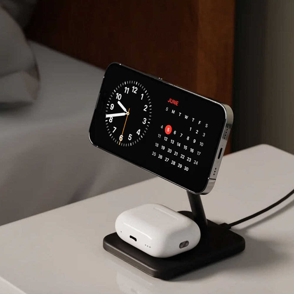 Twelve South HiRise 2 Deluxe Qi2 15W / MagSafe 二合一無線充電立架 (適用 iPhone / AirPods )