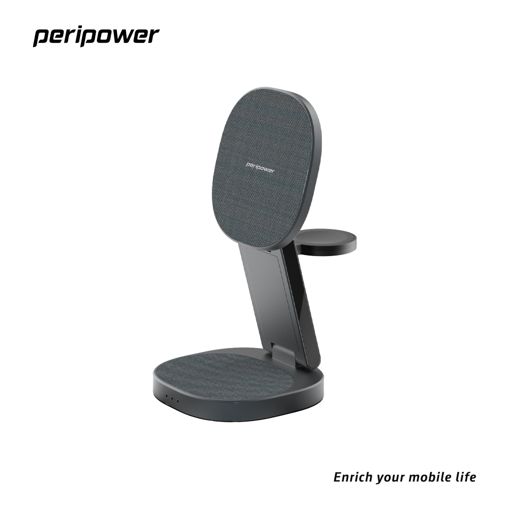 Peripower PS-04 TriMag 三合一磁吸折疊無線充電座